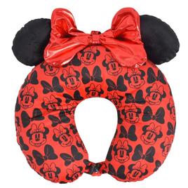 Minnie Mouse Neck Pillow - Red/Black