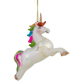 Northlight Seasonal 4.5in. Rainbow Unicorn Christmas Ornament