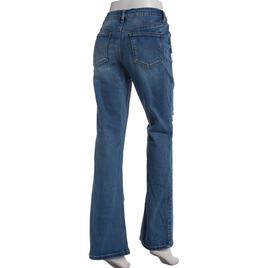 Juniors YMI® Premium Distressed Jessie Crosshatch Bootcut Jeans