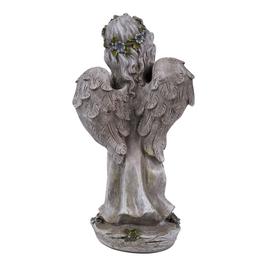 Hi-Line Gift Angel Child Holding Bird Garden Statue