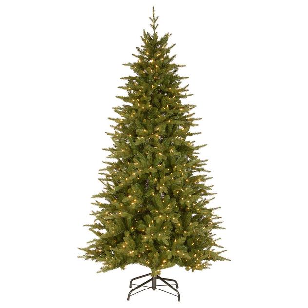 National Tree 7.5ft. Saratoga Spruce Slim Christmas Tree