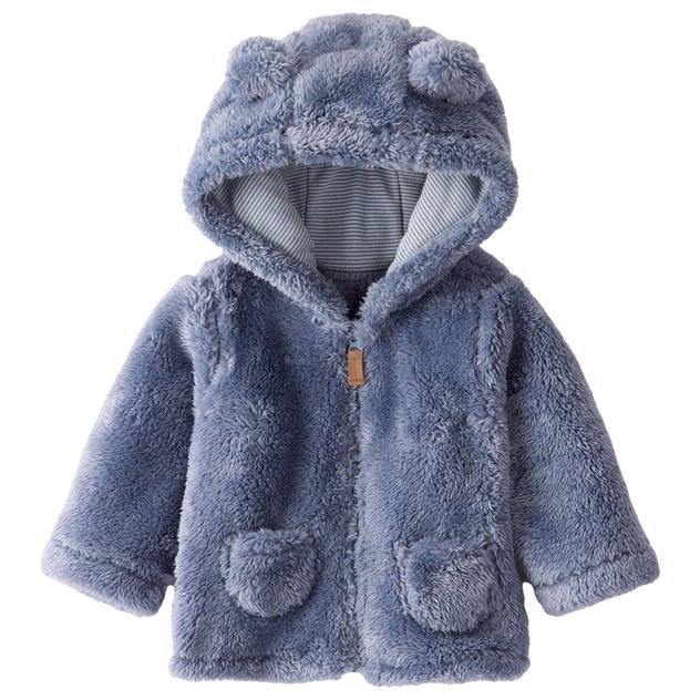 Baby Boy (3-24M) Carter's® Sherpa Bear Ear Hooded Zip-Up Jacket