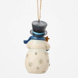 Jim Shore Snowman with Tree Christmas Ornament