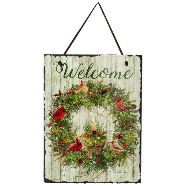 Cardinal Wreath Slate