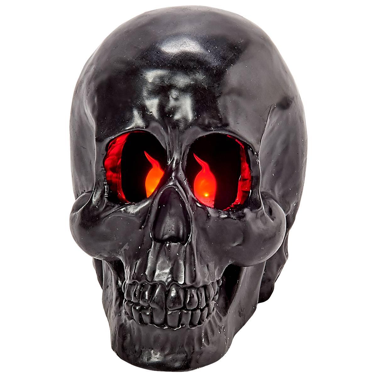 Black LED Multi Color Skull