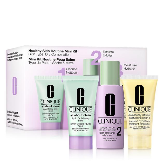 Clinique Healthy Skin Routine: Mini 3-Step Dry Skin Skincare Set