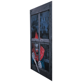 Northlight Creepy Clown Scary Window Halloween Decoration - 47in.