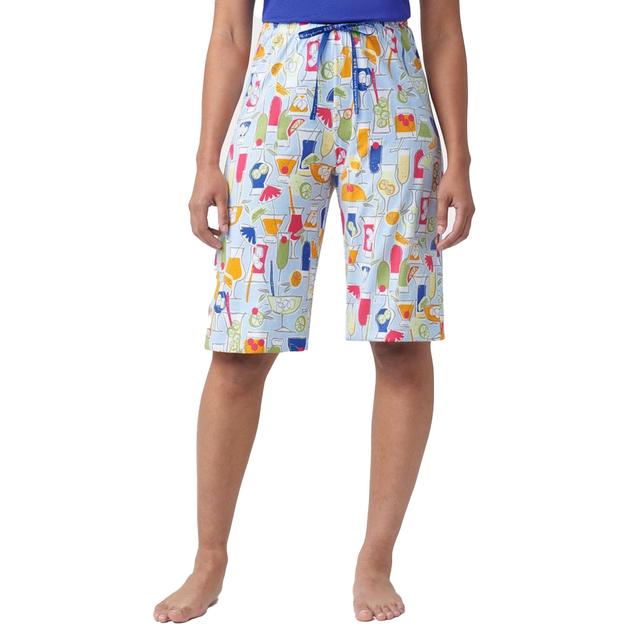Womens HUE® Funky Punch Bermuda Pajama Shorts