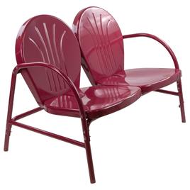 Northlight Seasonal 42in. Outdoor Retro Tulip Loveseat