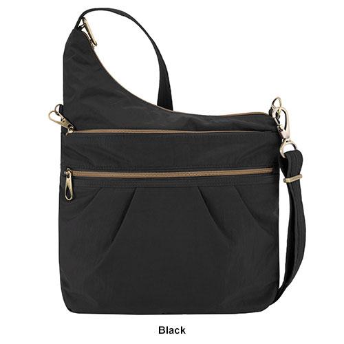 Travelon Anti-Theft Signature 3 Compartment Crossbody Tote