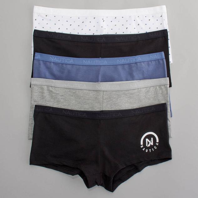 Womens Nautica 5pk. Cotton Spandex Boyshort NT4463-5PKEU