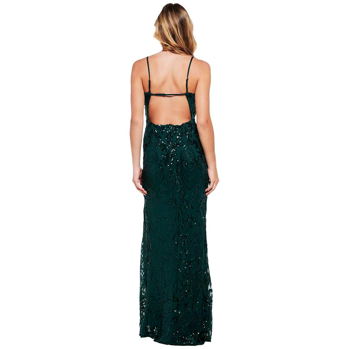 Juniors Crystal Doll Starlet Shimmer Slip Sheath Dress