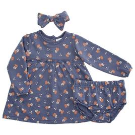 Baby Girl (12-24M) Rene Rofe(R) Floral 3pc. Long Sleeve Dress Set