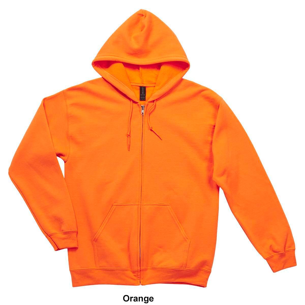 Mens Gildan® Heavy Blend™ Fleece Full Zip Hoodie Jacket