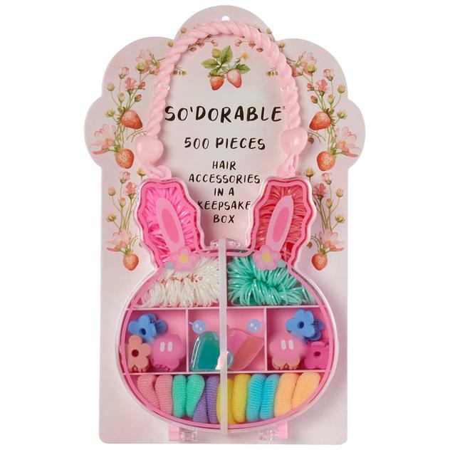 Baby Girl so'dorable® 500pc. Hair Accessories in Bunny Case