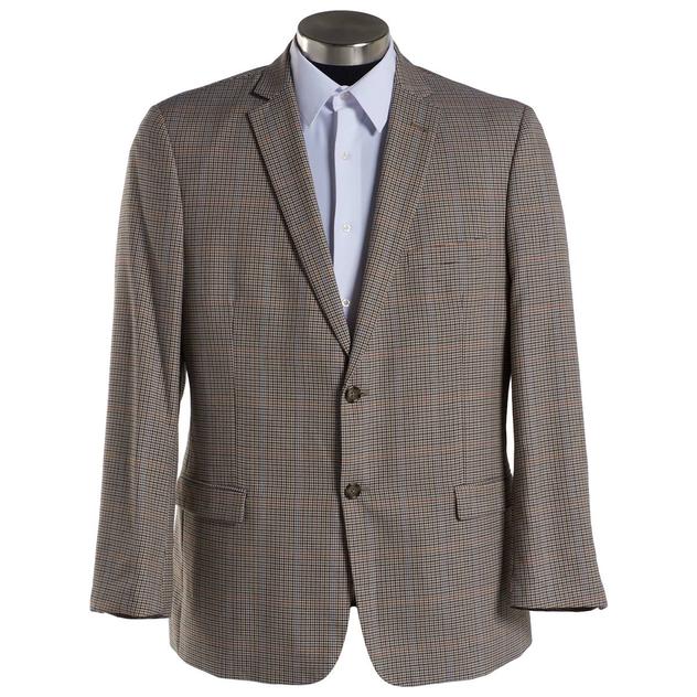 Mens U.S. Polo Assn.® Check Sport Coat - Tan