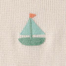Baby Boy (NB-12M) Carter''s Sailboat Crochet Top/Short Set
