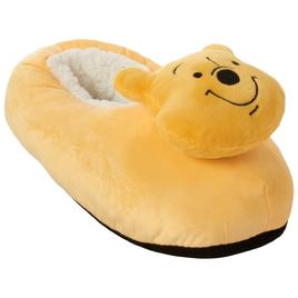 Womens Fuzzy Babba Winnie The Pooh Pillow Slippers