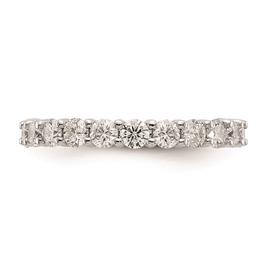 Pure Fire 14kt. White Gold Lab Grown Diamond Prong Eternity Band