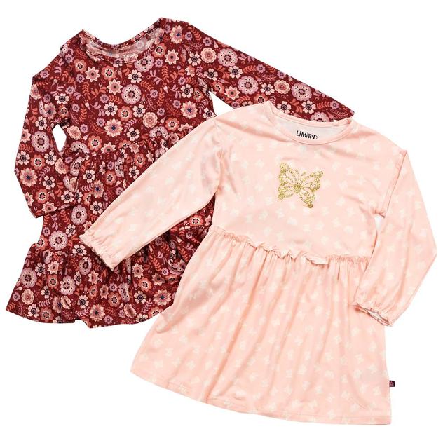 Girls (4-6x) Limited Too™ 2pk. Butterfly & Floral Yummy Dresses