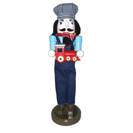 Santa's Workshop 14in. Train Conductor Nutcracker