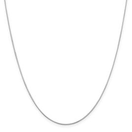 Unisex Gold Classics(tm) .80mm. White Octagonal Snake 14in. Necklace