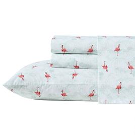 Tommy Bahama Flamingo Santa 200TC 4pc. Sheet Set