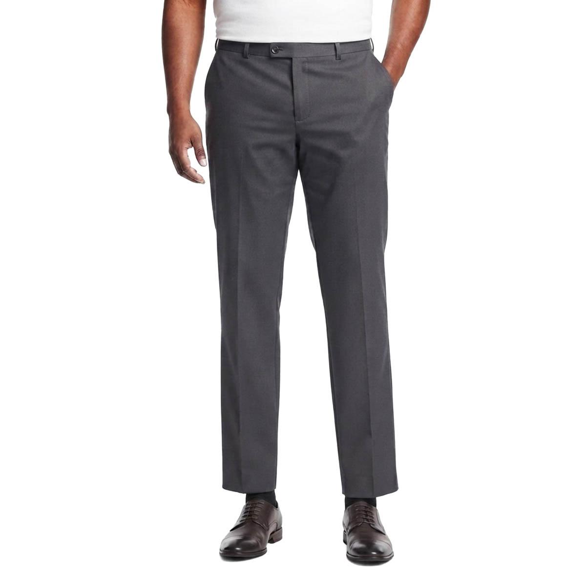 Mens Big & Tall Savile Row Pants - Grey