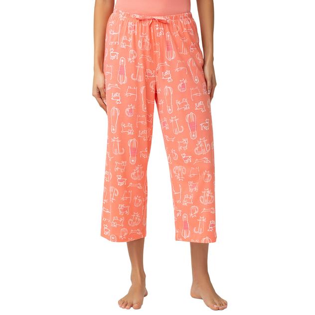 Womens HUE® Cat Love Dog Capri Pajama Pants