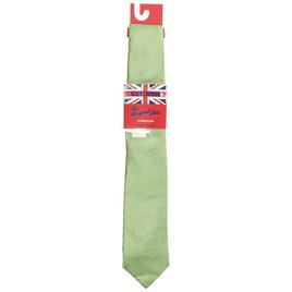 Mens Billy London Tonal Floral Tie with Tie Bar