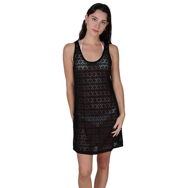 Womens J Valdi Diamante Tank Swim Dress Cover Up