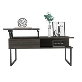 FM FURNITURE Dayton Carbon Espresso Lift Top Coffee Table