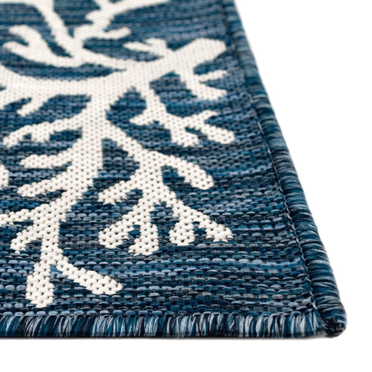 Liora Manne Carmel Coral Border Indoor/Outdoor Runner