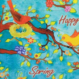 Northlight Seasonal Birds & Flowers Happy Spring Garden Flag