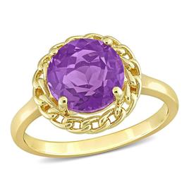 Sophia B 2 1/4ctw. African Amethyst Gemstone Ring