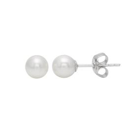 Gemstone Classics(tm) Sterling Silver Freshwater Pearl Stud Earrings