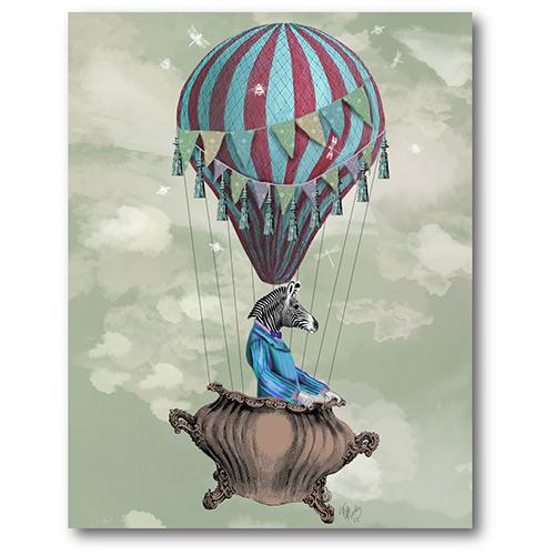 Courtside Market Flying Zebra Wall Art