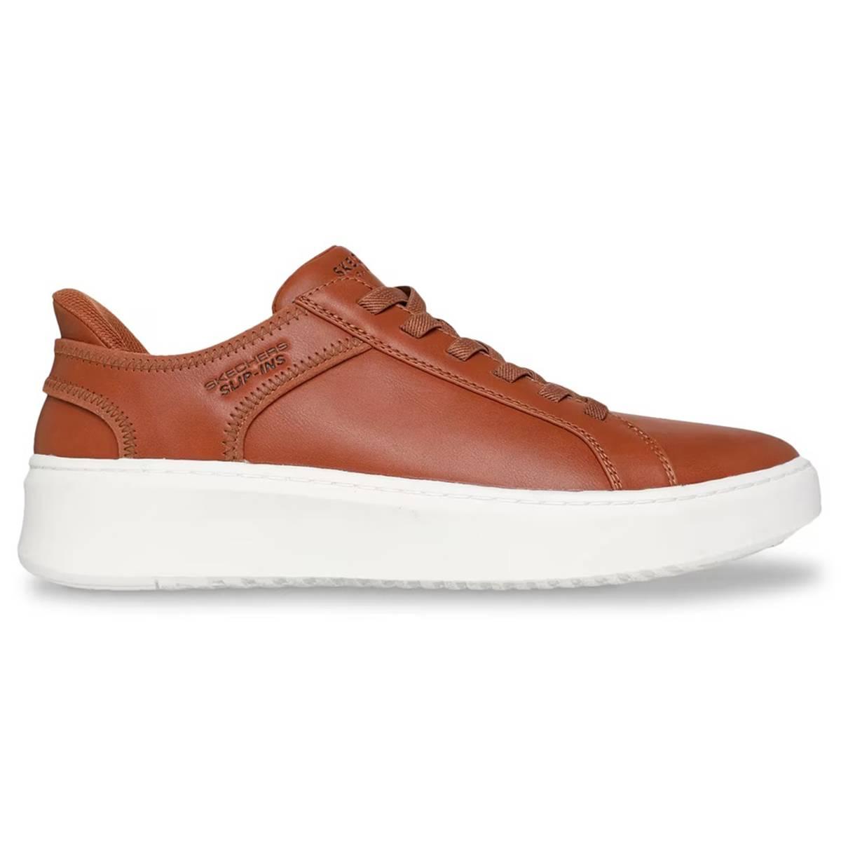 Mens Skechers Court Break Double Vented Slip-Ins Sneakers