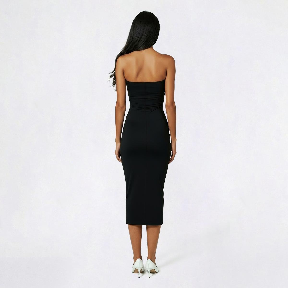 Juniors Madden Girl Rhinestone Strapless Midi Dress