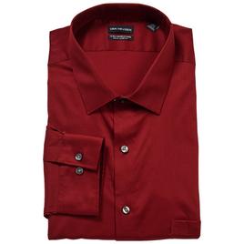 Mens Big Fit Van Heusen(R) Wrinkle Free Dress Shirt - Mulberry