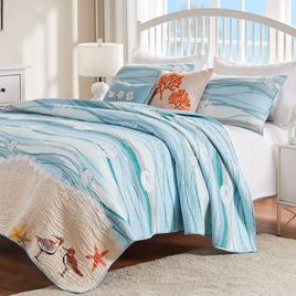 Greenland Home Fashions(tm) Maui Shorebirds Quilt Set w/ Pillows