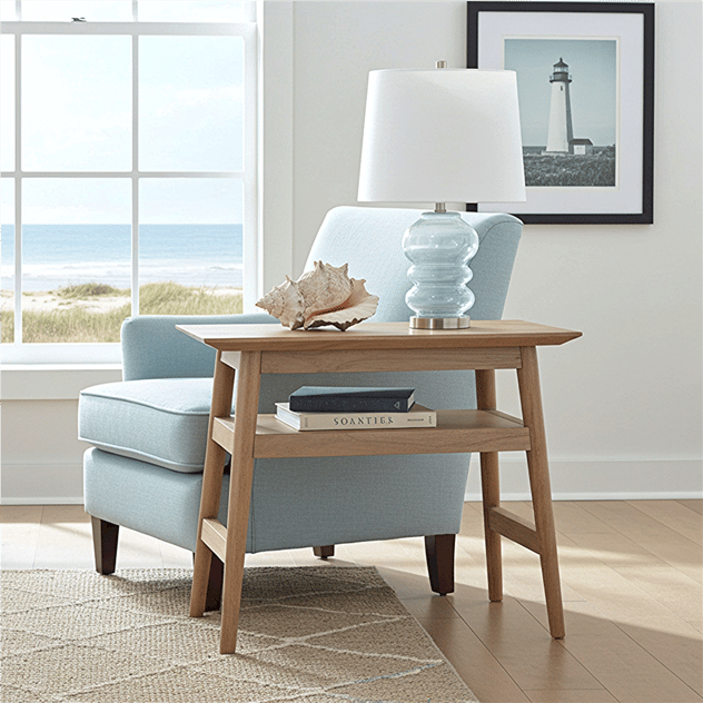 Fairway Avenue Home™ Solid Acacia Recliner Table
