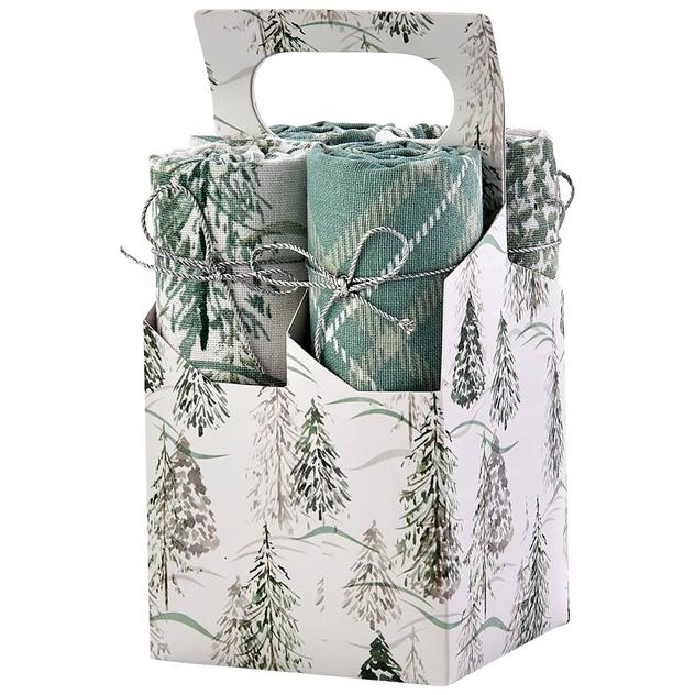 Season's Holiday Kitchen Towel Collection - Set of 4
