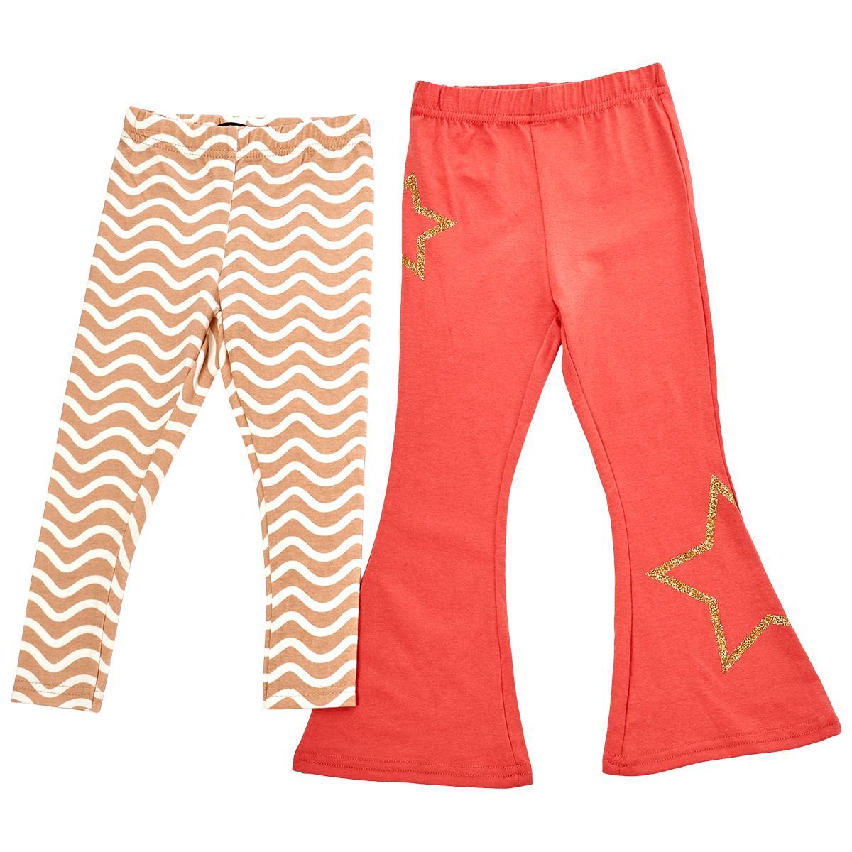 Toddler Girl Limited Too 2pk. Stars & Waves Leggings