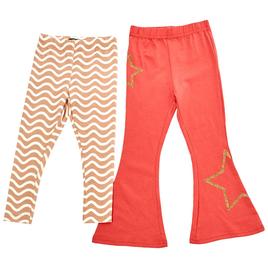Toddler Girl Limited Too 2pk. Stars & Waves Leggings