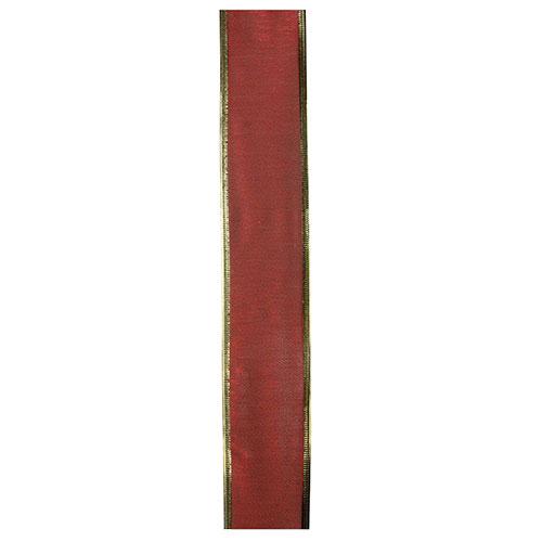 Northlight Seasonal 12pk. Red & Gold Wired Ribbon