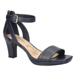Womens Easy Street Ro Square Toe Heeled Sandals