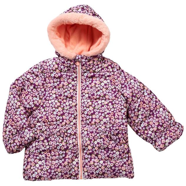 Toddler Girl Kensie Girl Ditsy Floral Quilted Coat
