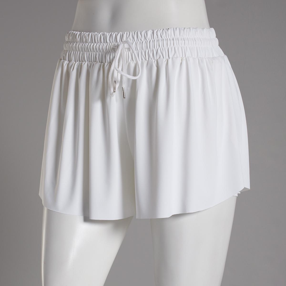 Juniors No Comment Terri Athletic Flowy Butterfly Shorts