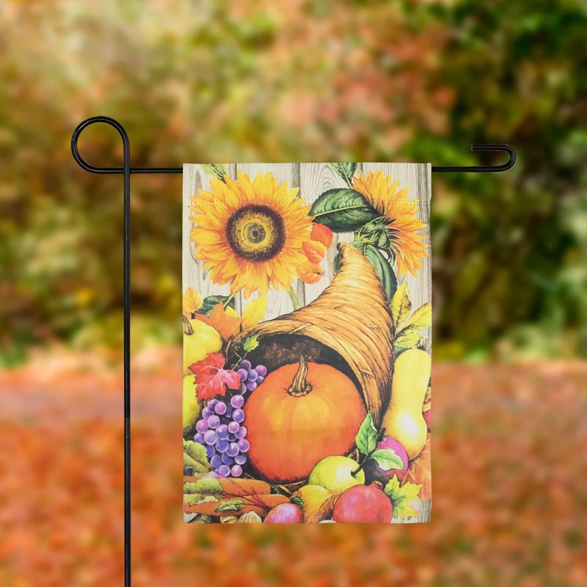 Northlight Seasonal Cornucopia Harvest Outdoor Garden Flag